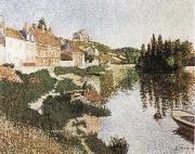 Paul Signac Riverbank,Petie Andely oil painting picture wholesale